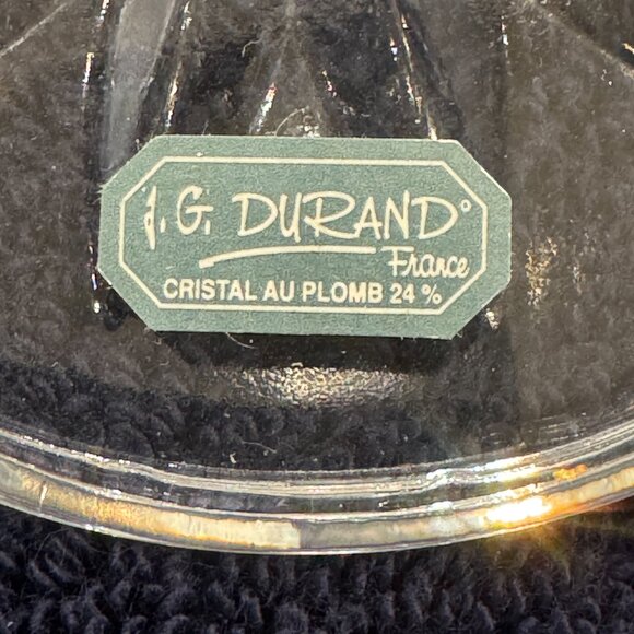 NIB JG Durand Villemont Crystal Candlesticks – Set of 2 - Picture 3 of 6